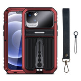 Armor Shockproof Splash-proof Dust-proof Phone Case with Holder
